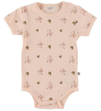 Bodies m/c Pippi Baby - 4 Pack - Dusty Rose Bodies m/c Pippi Baby - 4 Pack - Dusty Rose