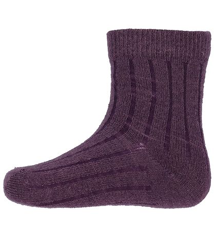 Minymo Socks - Rib - 3-Pack - Orchid Haze Minymo Socks - Rib - 3-Pack - Orchid Haze
