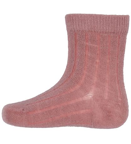 Minymo Socks - Rib - 3-Pack - Orchid Haze Minymo Socks - Rib - 3-Pack - Orchid Haze