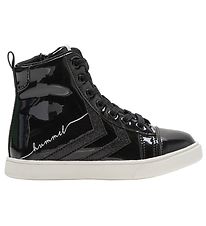 Hummel Boots - Strada Jr - Patent Leather - Black w. Glitter