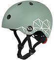 Casque de Vélo Scoot and Ride - Green Lignes Casque de Vélo Scoot and Ride - Green Lignes
