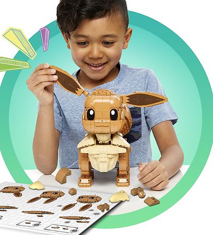 MEGA Pokemon figure - Jumbo Eevee - 824 Parts MEGA Pokemon figure - Jumbo Eevee - 824 Parts