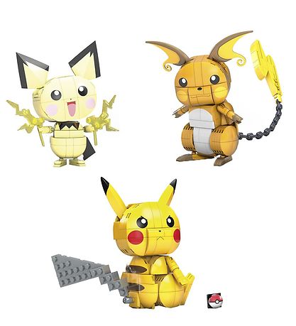 MEGA Pokemon figure - Shocking Trio - 621 Parts