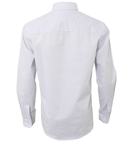 Hound Shirt - All Over Print - White w. Blue