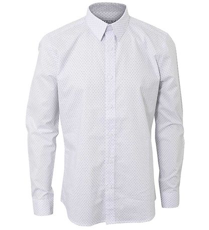 Hound Shirt - All Over Print - White w. Blue