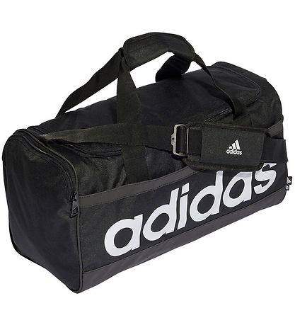 adidas Performance Bag - Linear Duffel S - Black/White adidas Performance Bag - Linear Duffel S - Black/White
