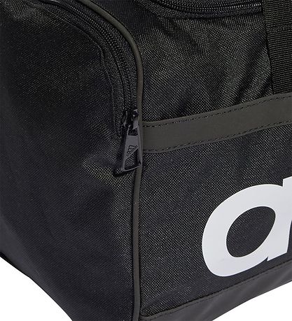 adidas Performance Bag - Linear Duffel S - Black/White adidas Performance Bag - Linear Duffel S - Black/White