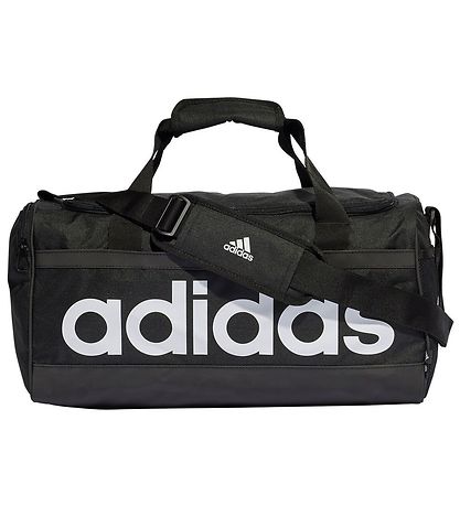 adidas Performance Bag - Linear Duffel S - Black/White adidas Performance Bag - Linear Duffel S - Black/White