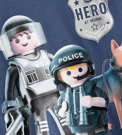 Name It Blouse - NmmDohn Playmobil - Bijou Blue Name It Blouse - NmmDohn Playmobil - Bijou Blue