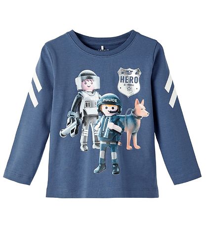 Name It Blouse - NmmDohn Playmobil - Bijou Blue Name It Blouse - NmmDohn Playmobil - Bijou Blue