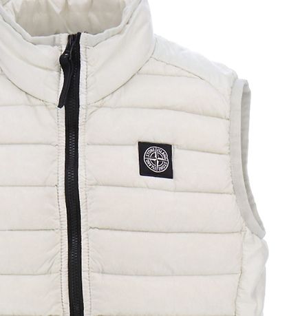 Stone Island Down Vest - Pearl Grey