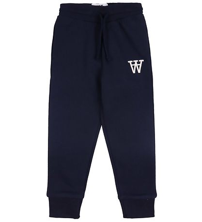 Wood Wood Sweatpants - Ran AA - Navy Wood Wood Sweatpants - Ran AA - Navy