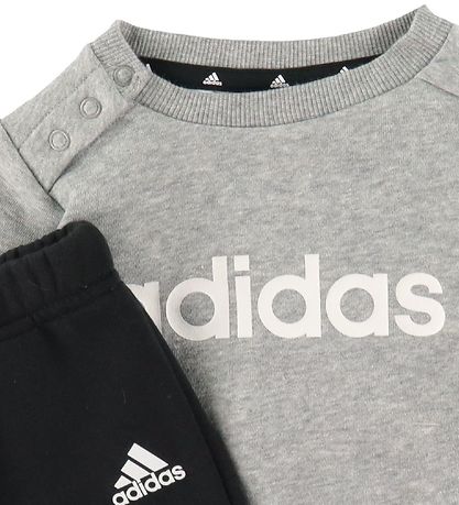 adidas Performance Sweat Set - I LIN FL JOG - Grey/White