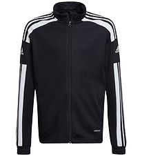 adidas Performance Cardigan - SQ21 TR JKT Y - Black/White adidas Performance Cardigan - SQ21 TR JKT Y - Black/White