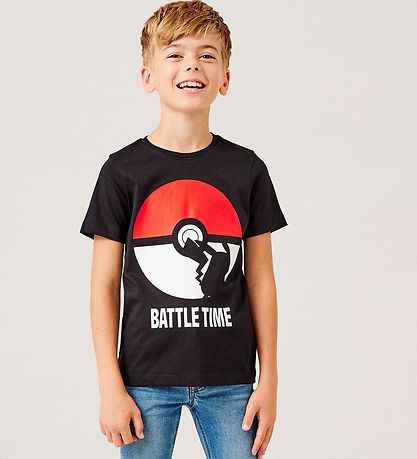 Name It T-shirt - Noos - NkmNabel Pokemon - Black