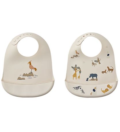 Liewood Bib - Tilda - 2-Pack - All Together Sandy Liewood Bib - Tilda - 2-Pack - All Together Sandy