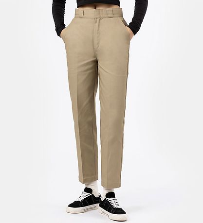 Dickies Trousers - Phoenix Cropped Rec - Khaki Dickies Trousers - Phoenix Cropped Rec - Khaki