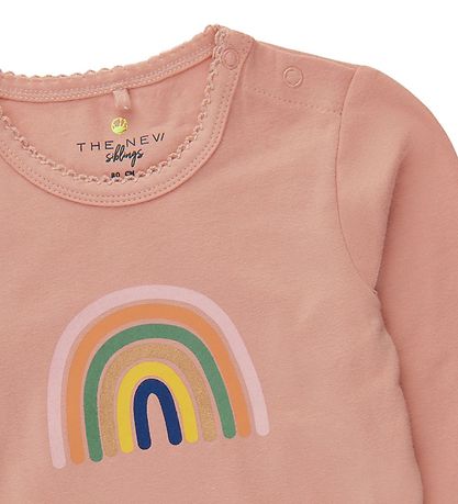 The New Siblings Bodysuit L/æ - TnsFibba - Peach Beige