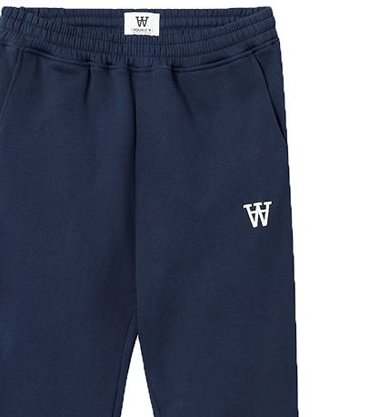 Wood Wood Sweatpants - Cal AA - Navy Wood Wood Sweatpants - Cal AA - Navy