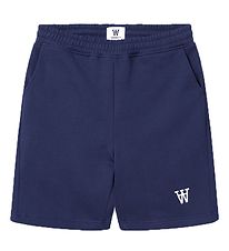 Wood Wood Sweat Shorts - Jax AA - Navy Wood Wood Sweat Shorts - Jax AA - Navy