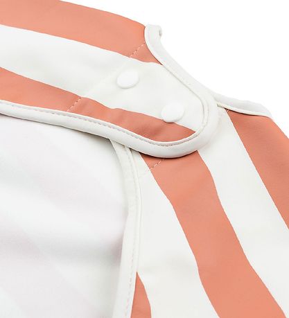 Done by Deer Apron - PU - Papaya w. Stripes