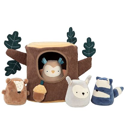 Sebra Activity Toy - Hide and seek - Tree stump