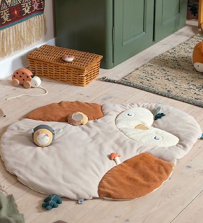Sebra Play Mat - Blinky the owl - Orange
