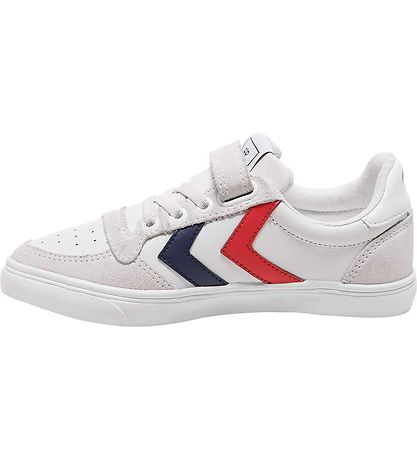 Hummel Schoenen - Slimmer Stadil Leather Low Jr. - Wit