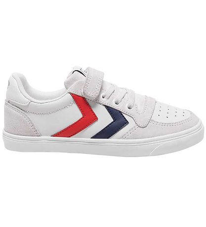 Hummel Schoenen - Slimmer Stadil Leather Low Jr. - Wit
