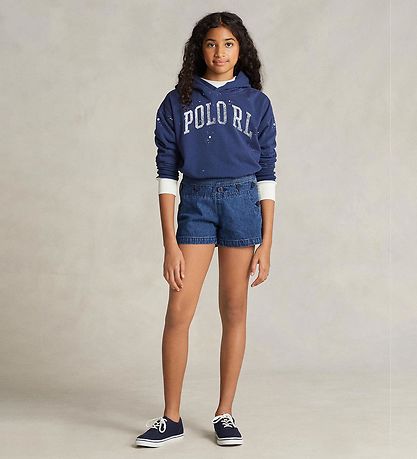 Polo Ralph Lauren 후드티 - 워치힐 - 네이비 포함 화이트