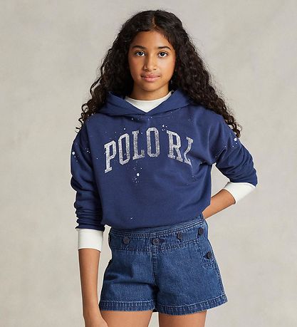 Polo Ralph Lauren 후드티 - 워치힐 - 네이비 포함 화이트