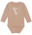 Minymo Bodysuit æ/s - Mahogany Rose Minymo Bodysuit æ/s - Mahogany Rose