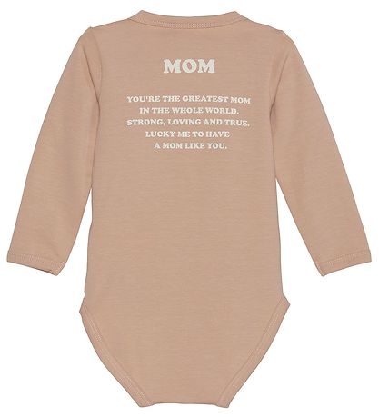 Minymo Bodysuit æ/s - Mahogany Rose