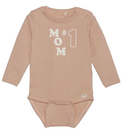 Minymo Bodysuit æ/s - Mahogany Rose
