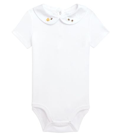 Body m/c Polo Ralph Lauren - Bébé Collecte - Blanc av. Abeilles Body m/c Polo Ralph Lauren - Bébé Collecte - Blanc av. Abeilles