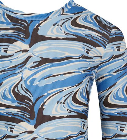 Grunt Blouse - Rib - Ime - Blue