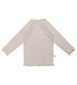 That's Mine Blouse - Micka - Rib - Light Brown Melange That's Mine Blouse - Micka - Rib - Light Brown Melange