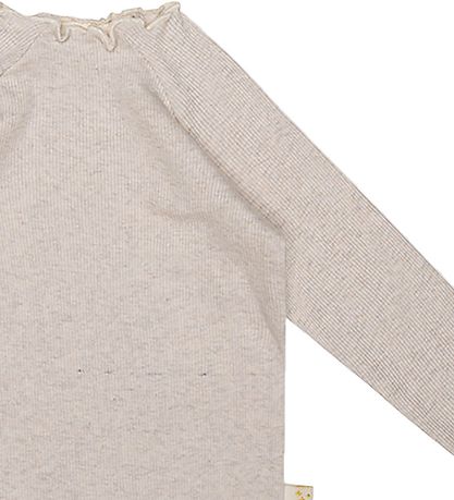 Blouse That's Mine - Micka - Rib - Light Brown Mélange