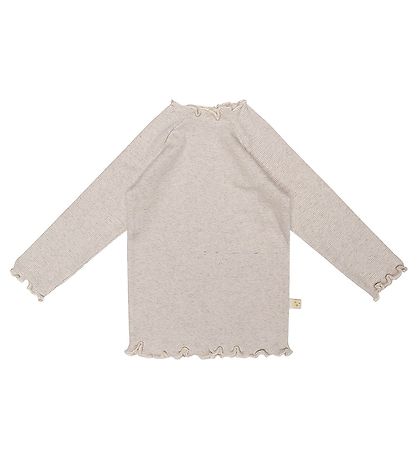 Blouse That's Mine - Micka - Rib - Light Brown Mélange