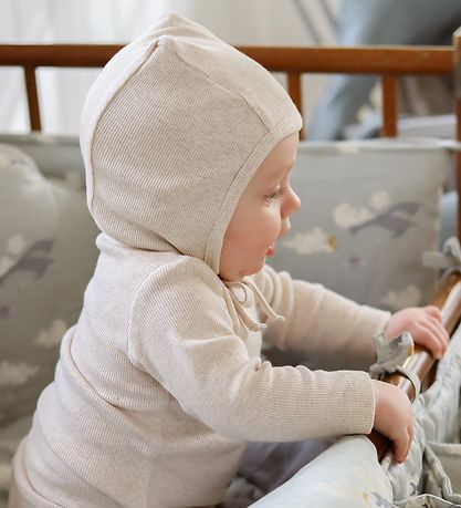 That's Mine Baby Hat - Canna - Rib - Light Brown Melange That's Mine Baby Hat - Canna - Rib - Light Brown Melange