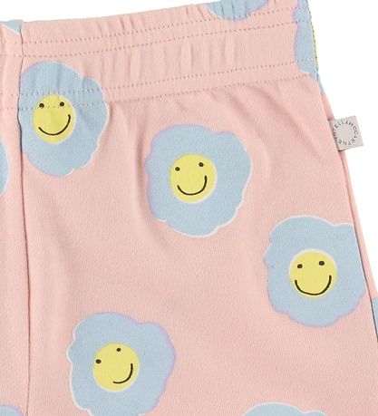 Stella McCartney Kids Sweatshorts - Rosa/Ljusblå m. Blommor Stella McCartney Kids Sweatshorts - Rosa/Ljusblå m. Blommor