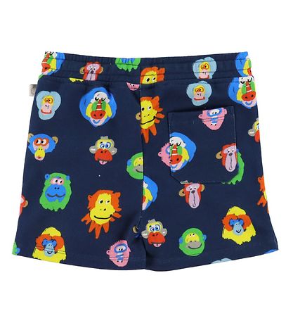 Stella McCartney Kids Íþrótta stuttbuxur - Dökkblátt M. Apar