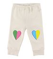 Stella McCartney Kids Joggingbuxur - Hvítt M. Hjörtu