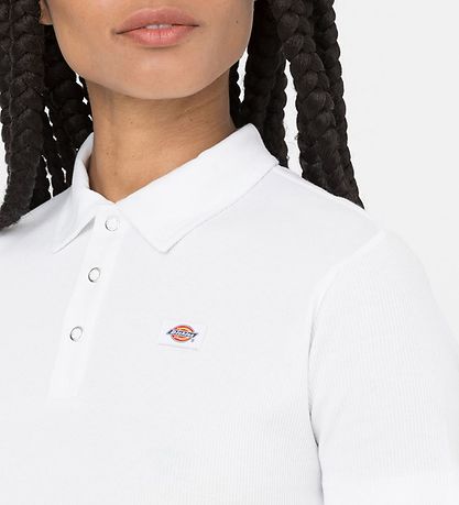 Dickies Polo - Rib - Tallasee - White Dickies Polo - Rib - Tallasee - White
