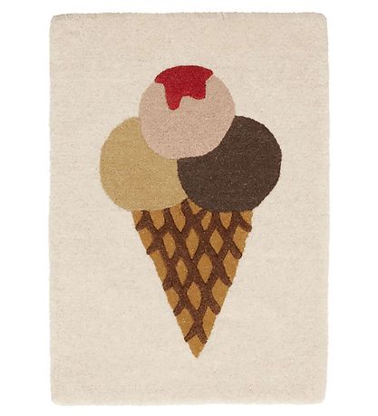 OYOY Tapestry/Rug - 45x65 cm - Ice Cream