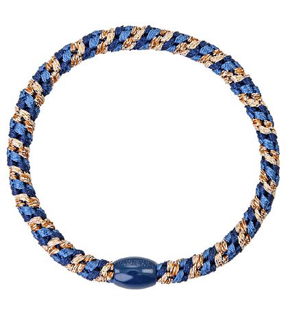 Kknekki Elastic Hair Bands - 6-Pack - Slim - Blue