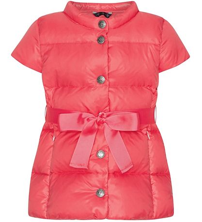 Ver de Terre Down Vest w. Belt - Flamingo