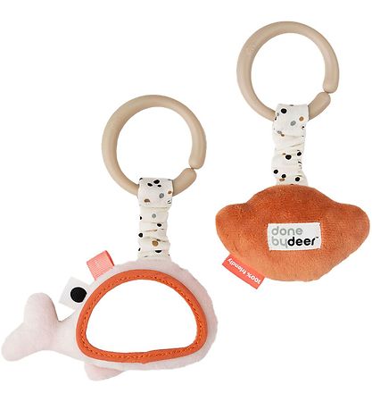 Done by Deer Clip Toy - 2-Pack - Wally Powder