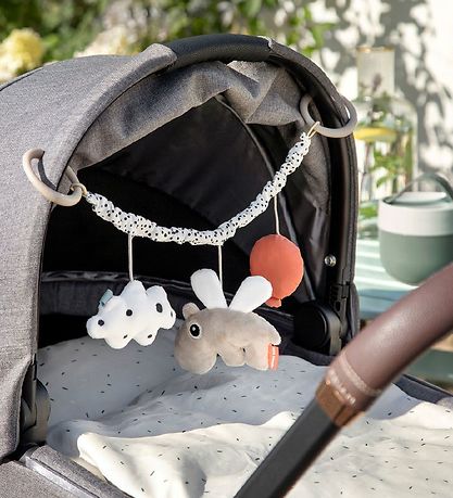 Done by Deer Clip Toy - Happy Clouds - Sand Done by Deer Clip Toy - Happy Clouds - Sand