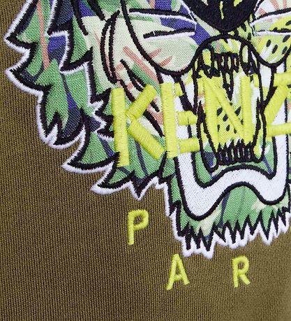 Kenzo Sweatshirt - Army Green w. Tiger